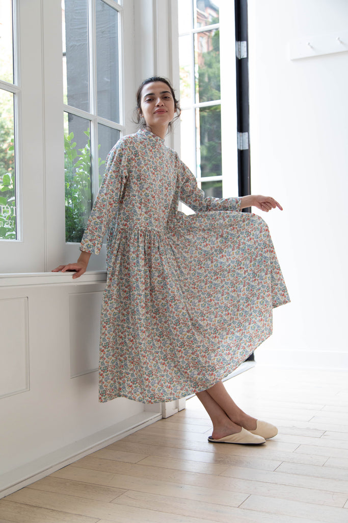 Gauze | Gather Dress in Nancy Ann by Liberty of London