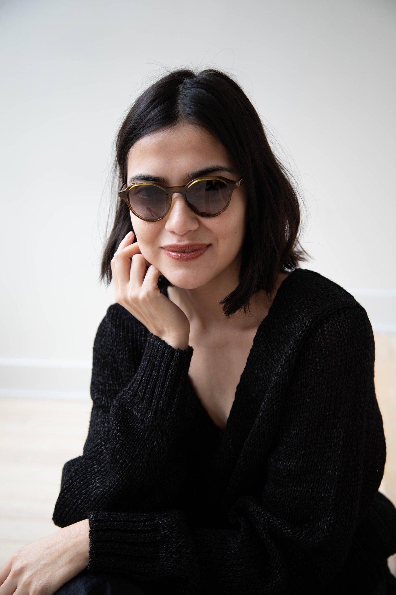 Eva Masaki | Mouse Sunglasses in Avocado
