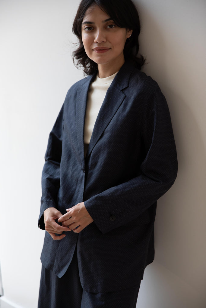 Arts & Science | Loose Fit Jacket Gasuri Navy
