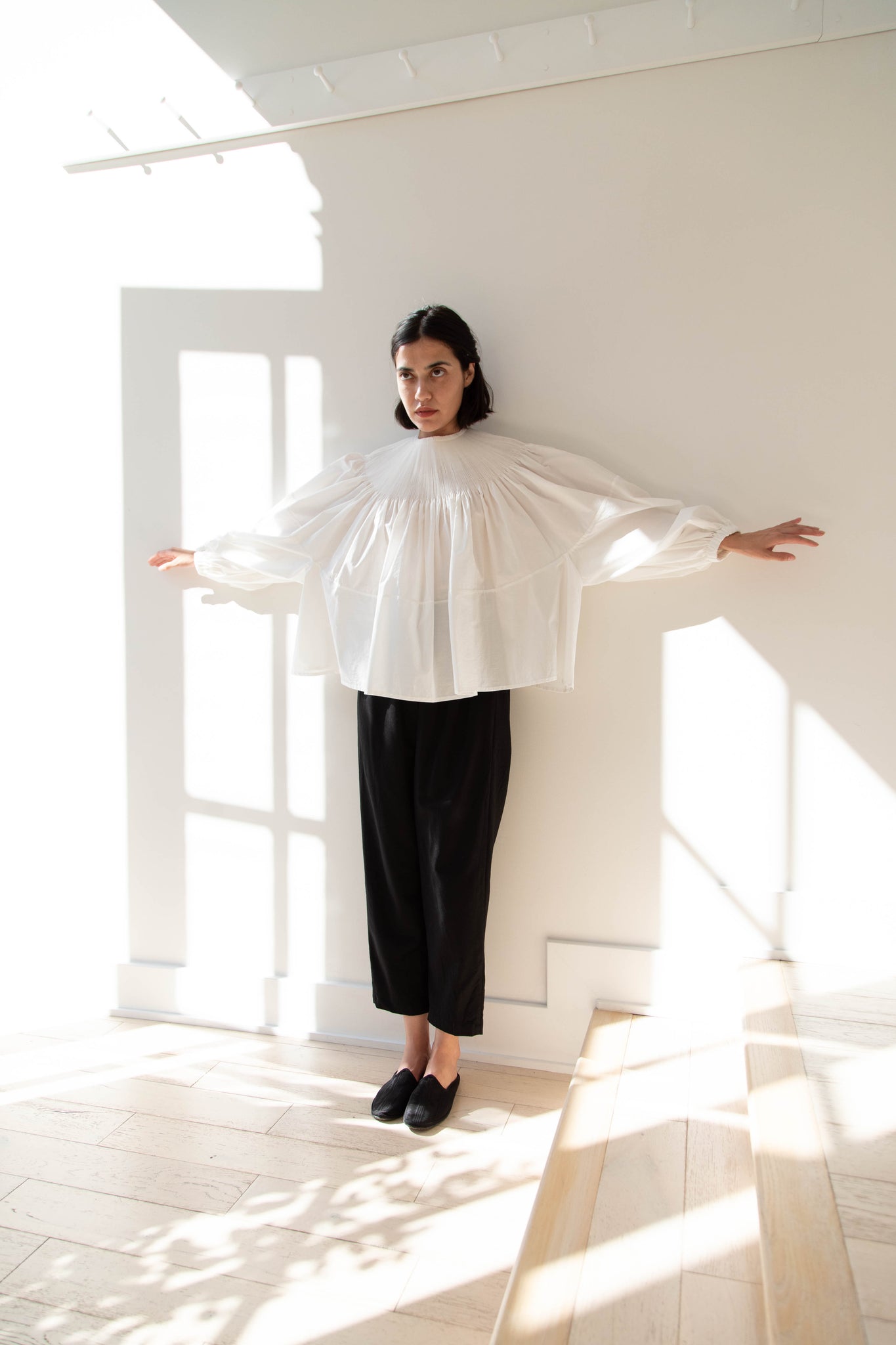 Renata Brenha | Fran Blouse in White Cotton