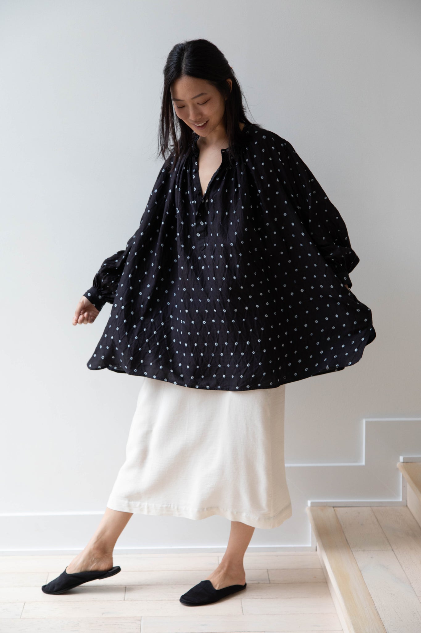 Maku | Colette Tunic in Bandhani Silk