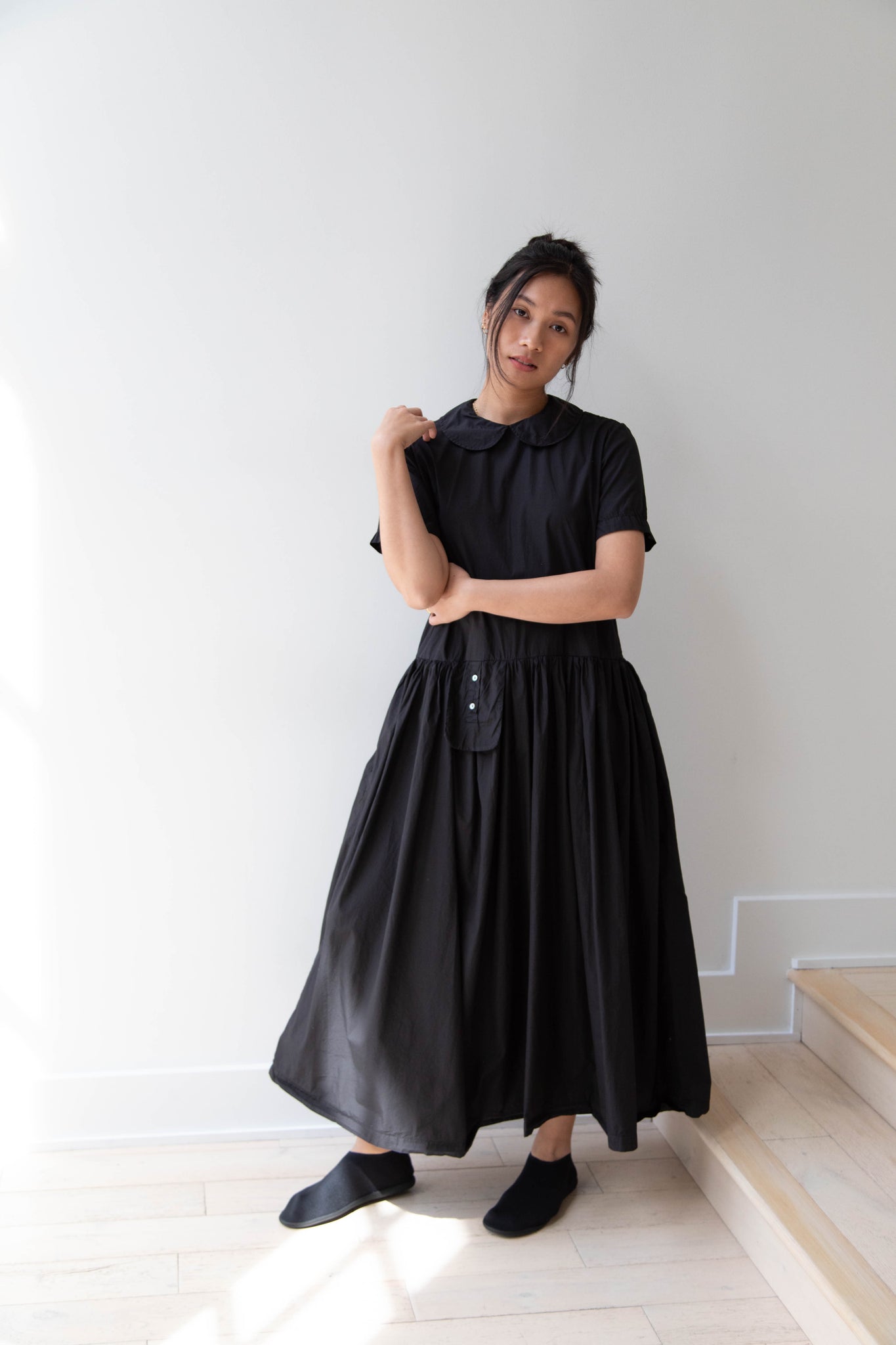 black cotton dress with pockets Amazon.com: Womens Summer Cotton Linen Dress Short Sleeve Elegant Beach Flowy Dresses Plus Size Loose Comfy Long Dress with Pockets Black: Clothing, Shoes & Jewelry