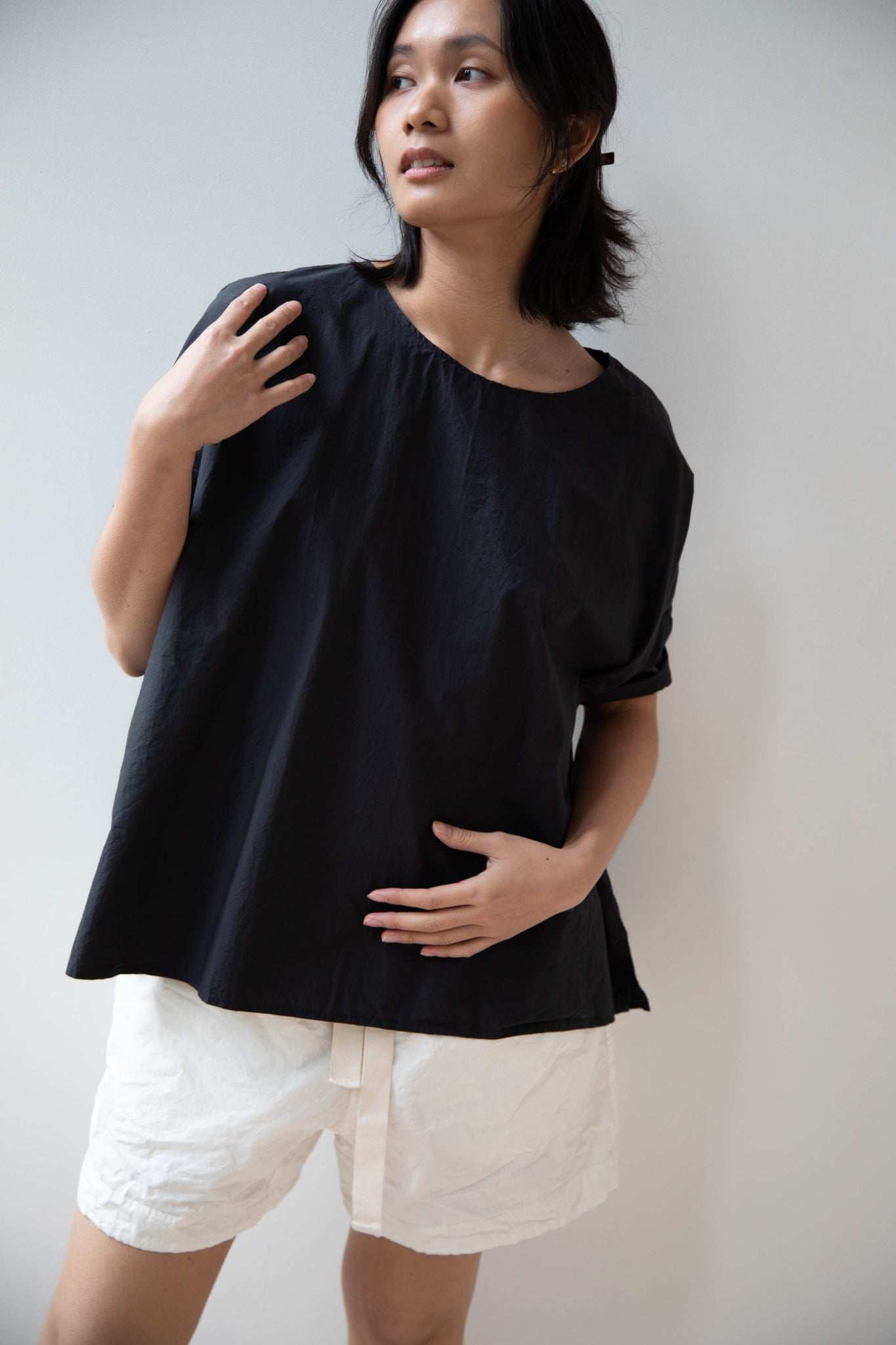 rennes — Album di Famiglia | Simple T-Shirt TC in Black