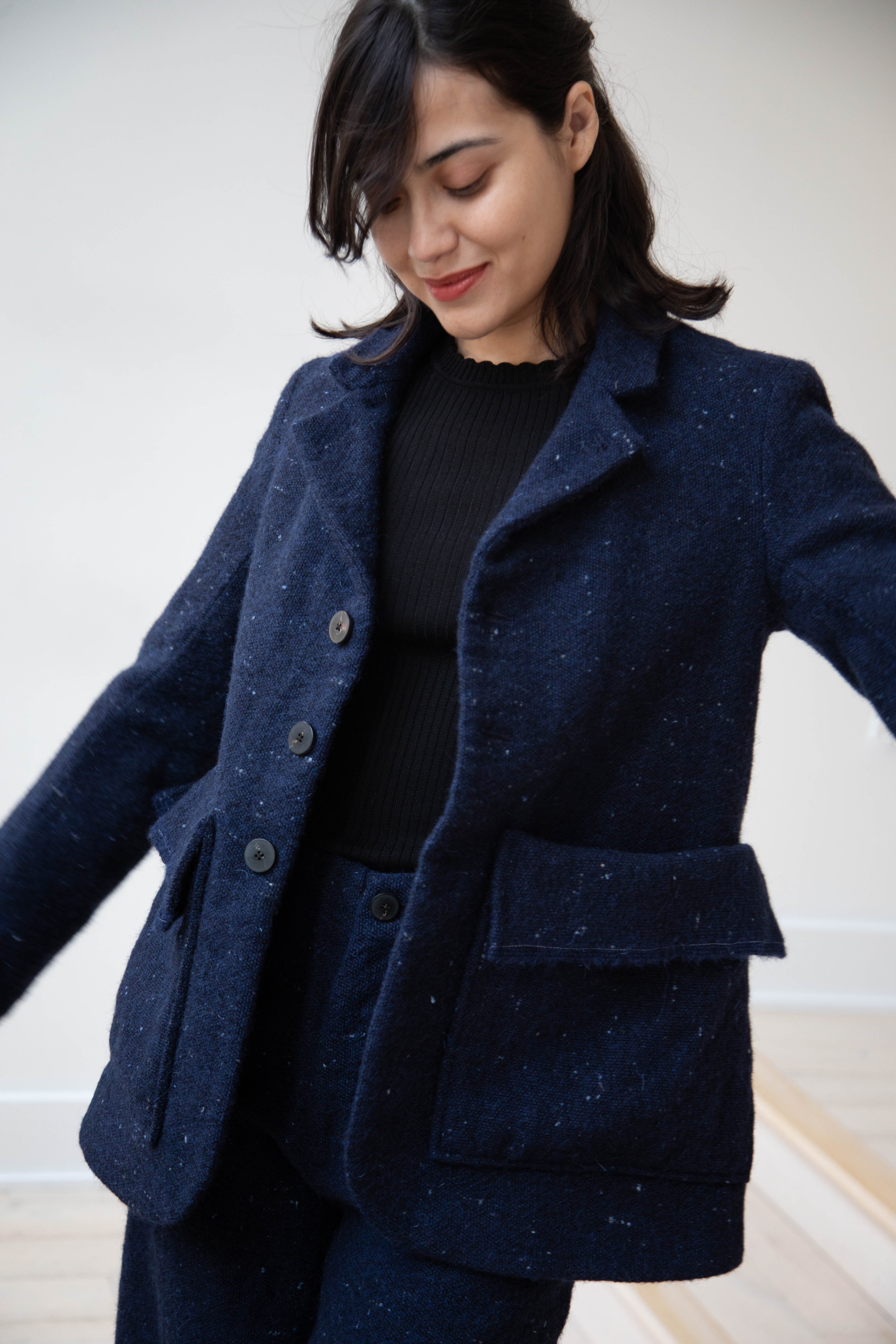 rennes — Wright & Doyle | Lucien Jacket in Encre Blue