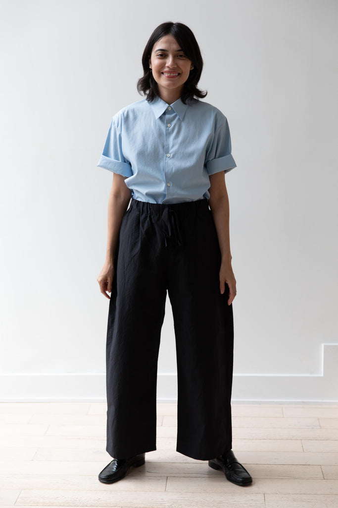 Apuntob | Tech Popeline Trousers in Black