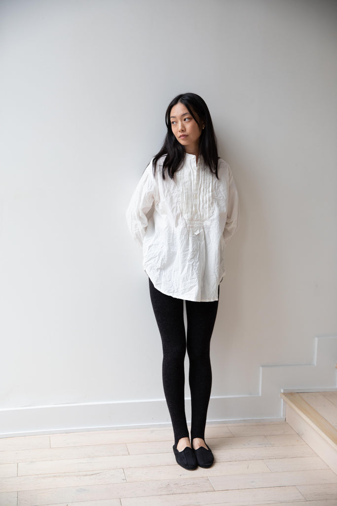 Lauren Manoogian | Stirrup Leggings in Black Melange