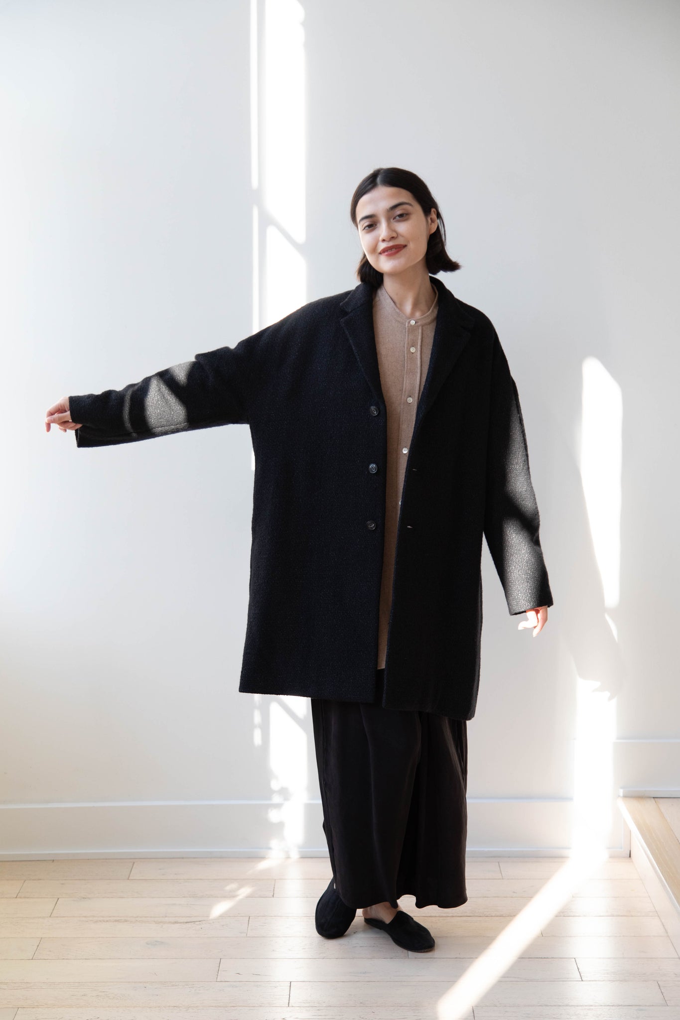 Black sales city coat