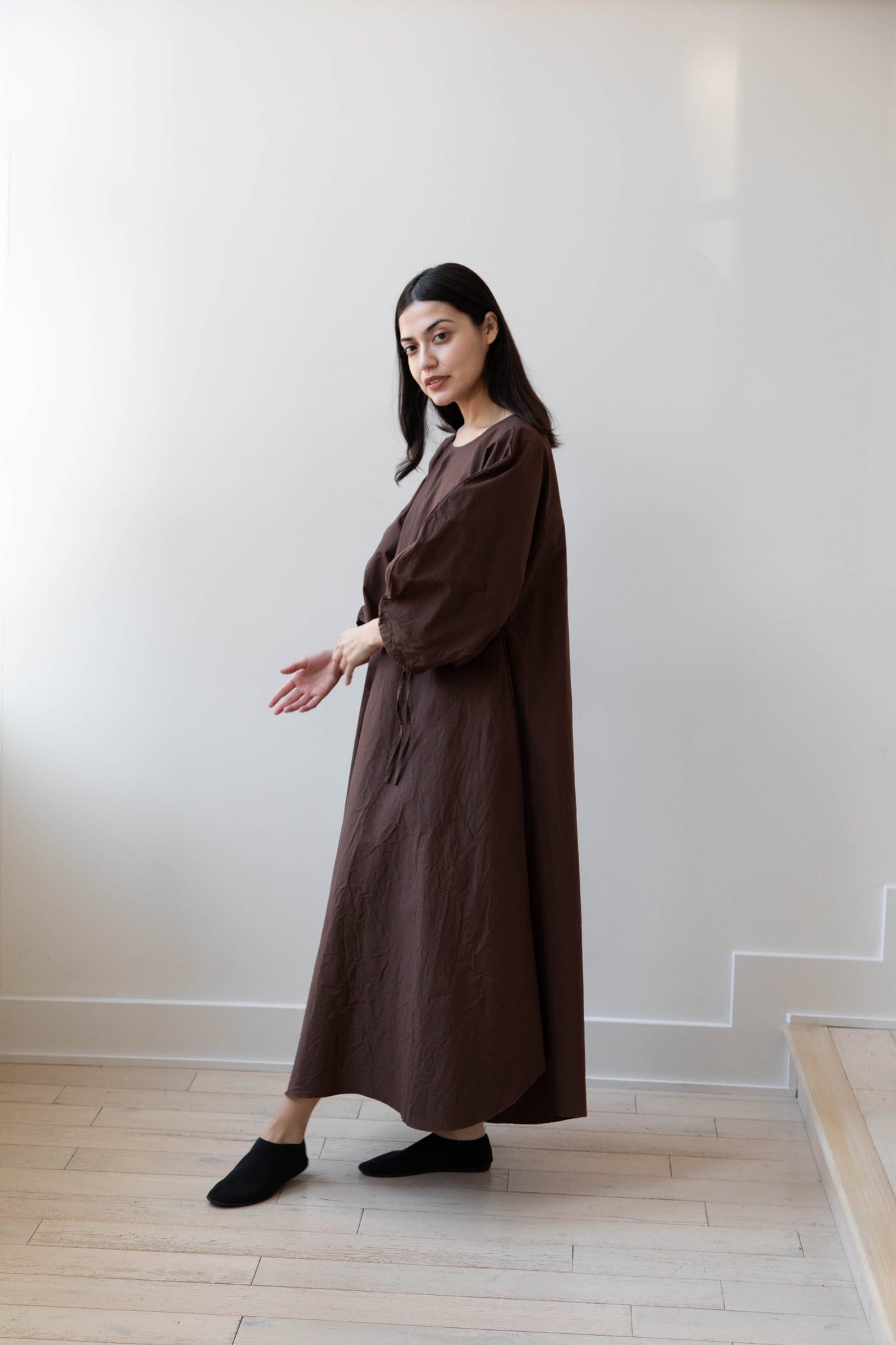 Risa Nakamura | Dress W in Chestnut Brown Risa Nakamura | Dress W in Chestnut Brown