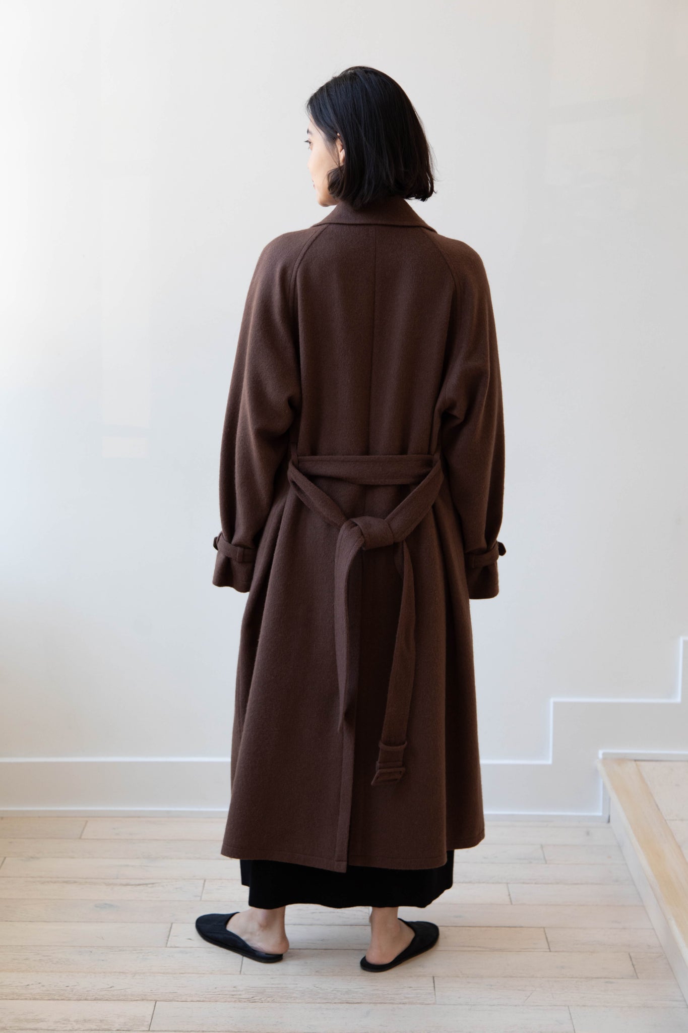 Auralee wool trench coat - Neutrals