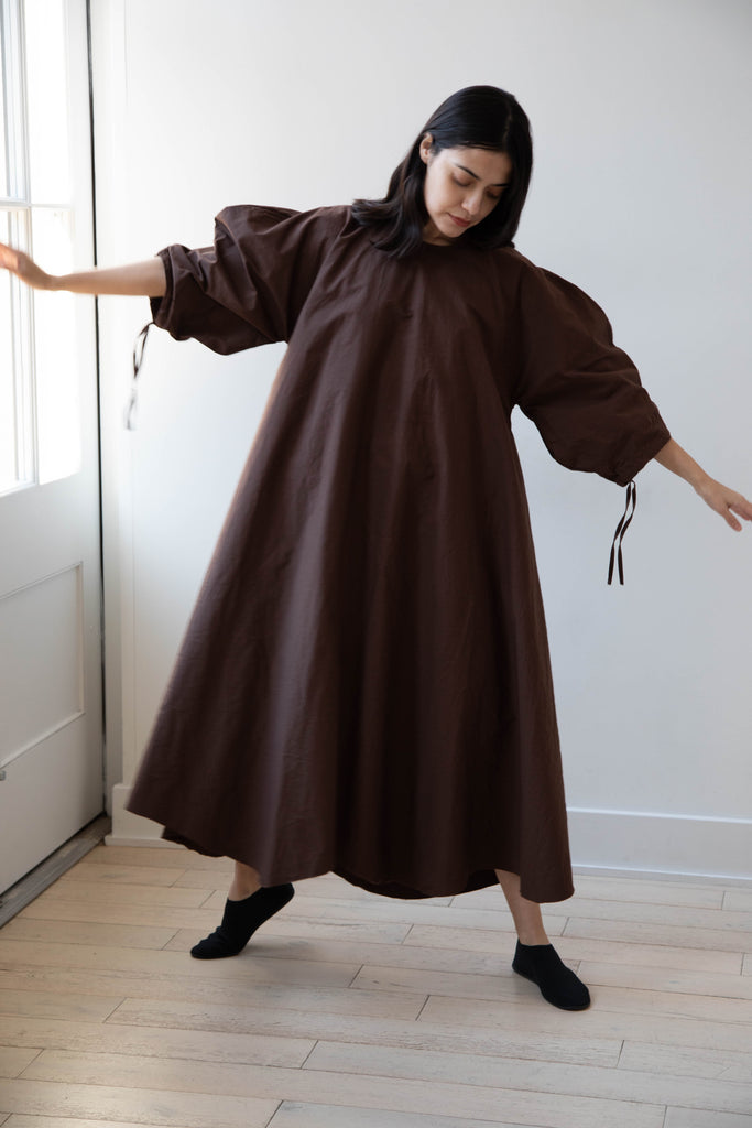 Risa Nakamura | Dress W in Chestnut Brown