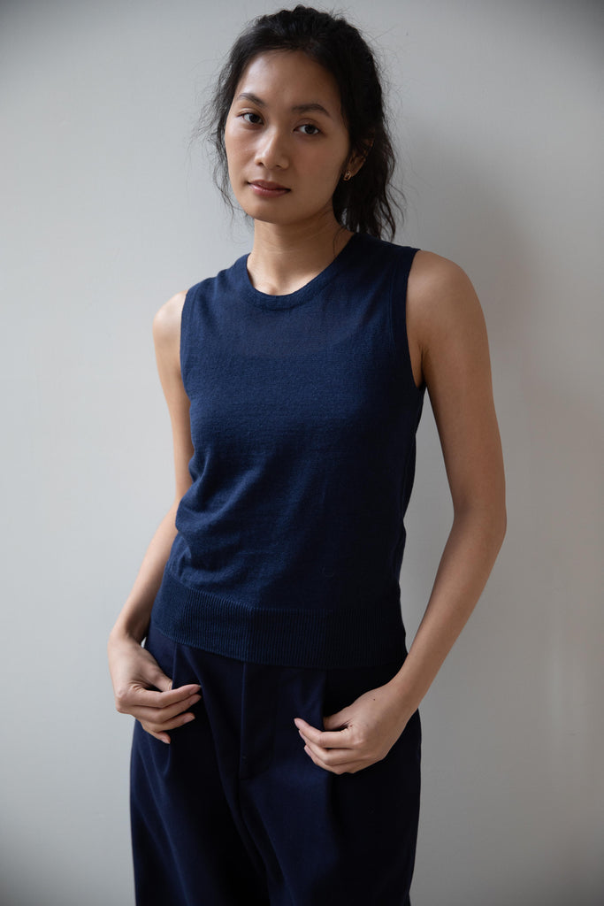 Nothing Written | Rola Tank top in Navy