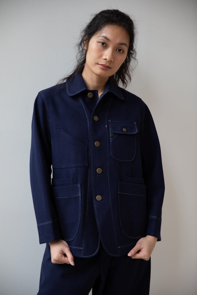 Aseedonclöud | HW Meeting Jacket in Blue