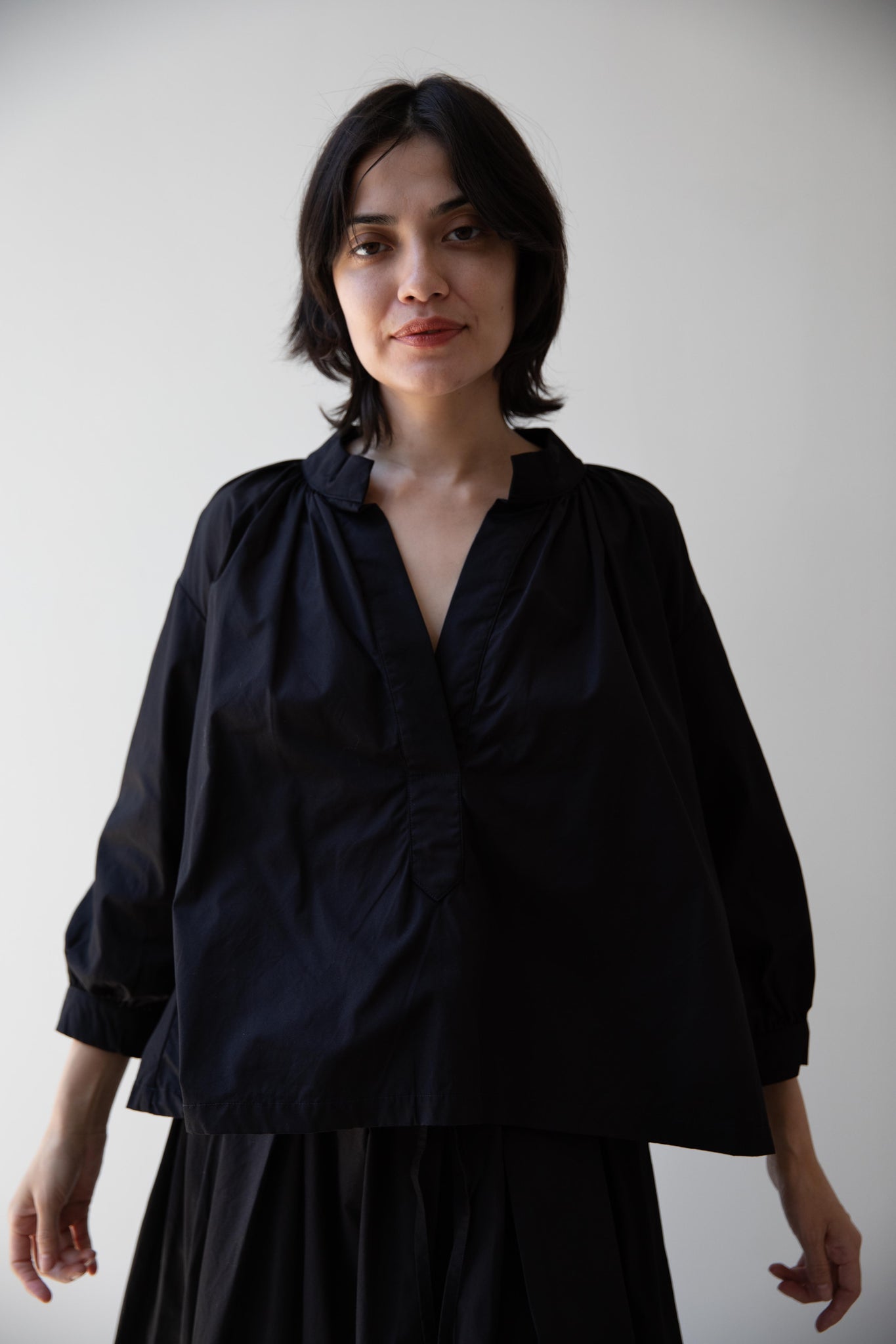 rennes — Gallego Desportes | Marguerite Shirt in Black rennes — Gallego Desportes | Marguerite Shirt in Black