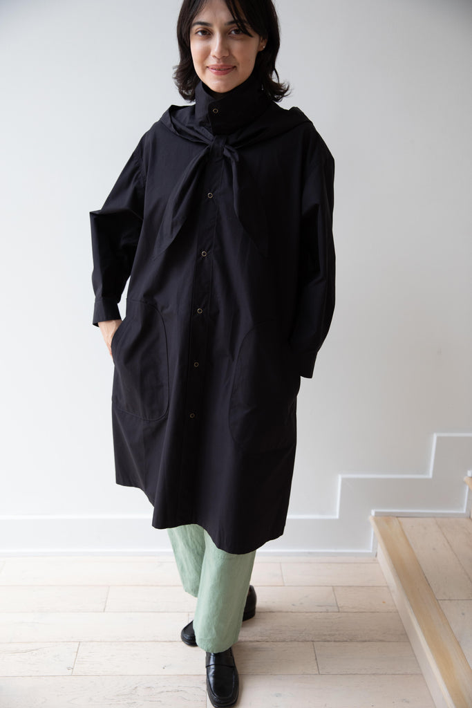 Aseedonclöud | Merchant Travelers Coat in Black