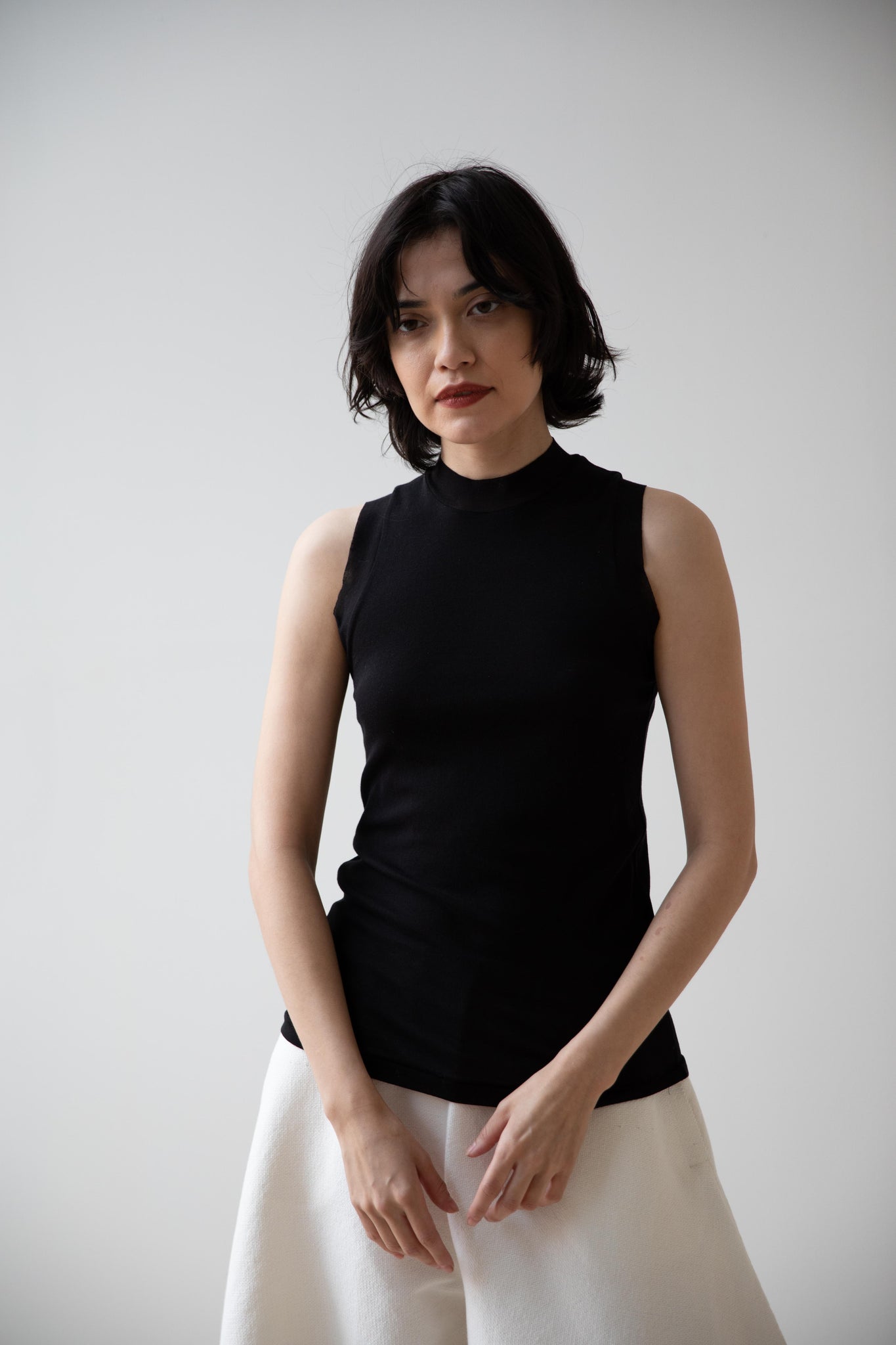 トップス AURALEE HIGH GAUGE RIB KNIT TANK COTTON HIGH GAUGE RIB KNIT TANK - AURALEE Official Website
