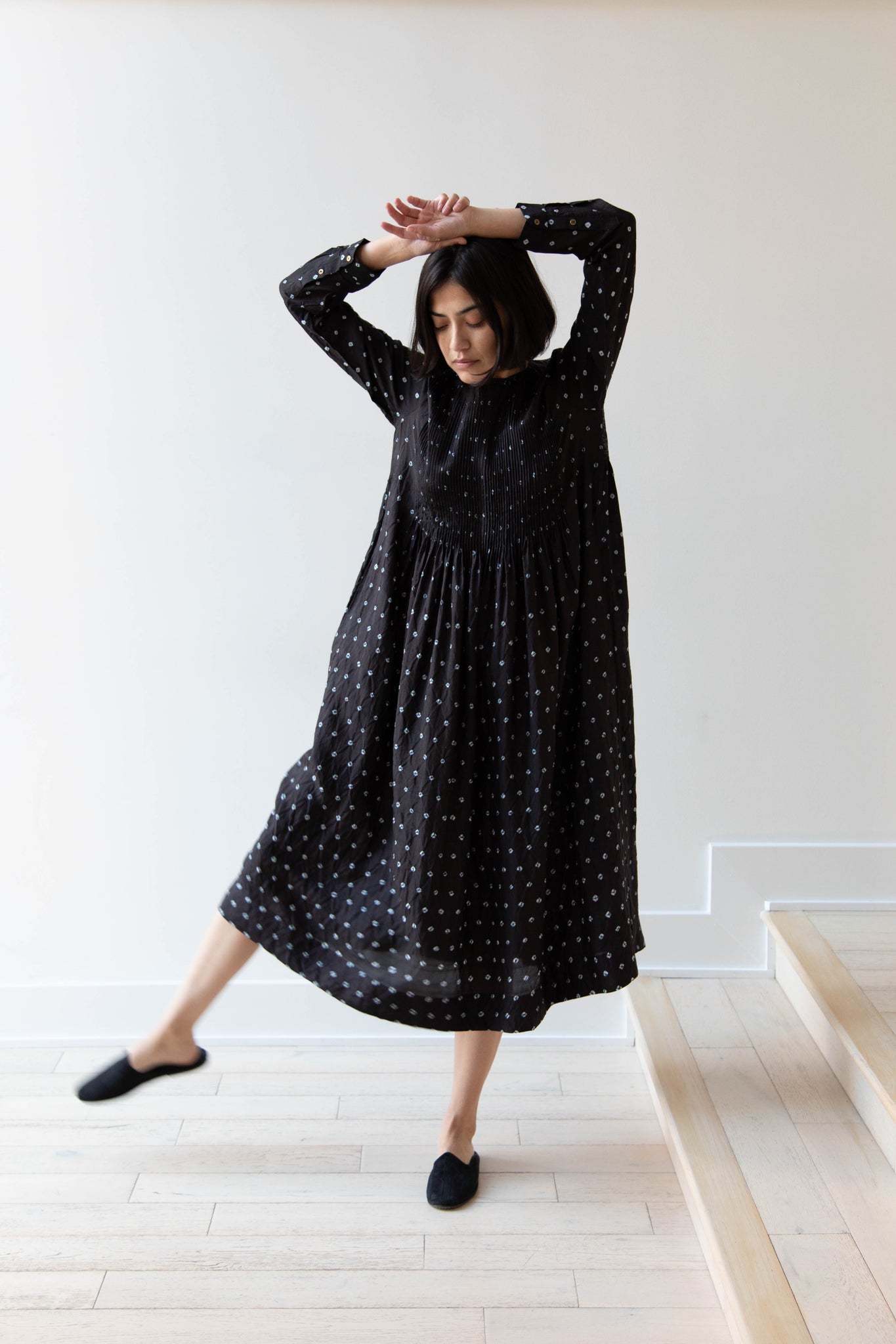 Maku | Farid Dress in Bandhani Silk