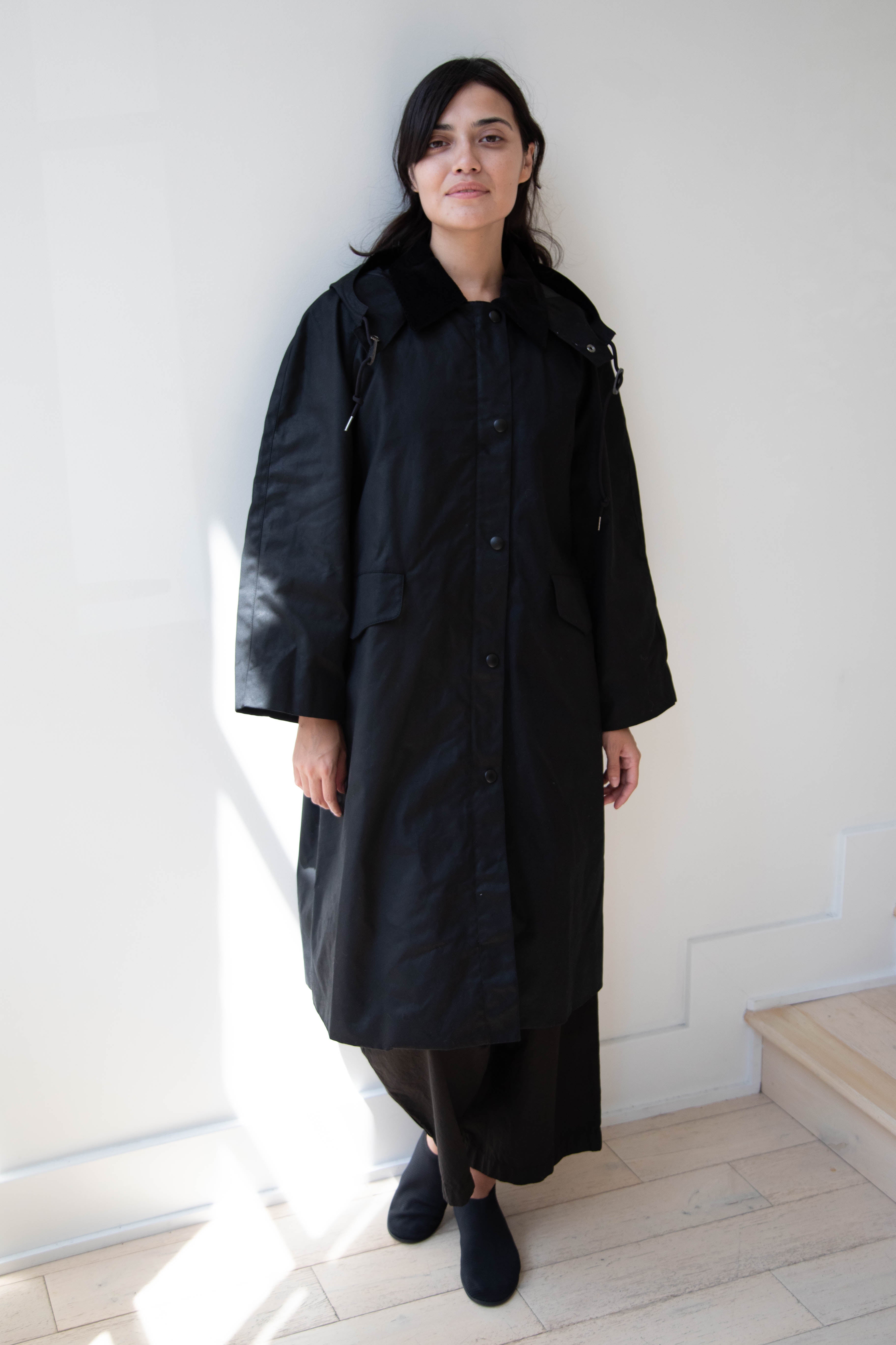 rennes — Nothing Written | Waxed Cotton Hooded Trench