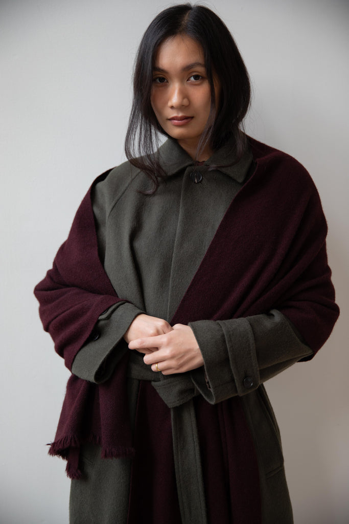 Norlha | Nomad Classic Scarf in Burgundy