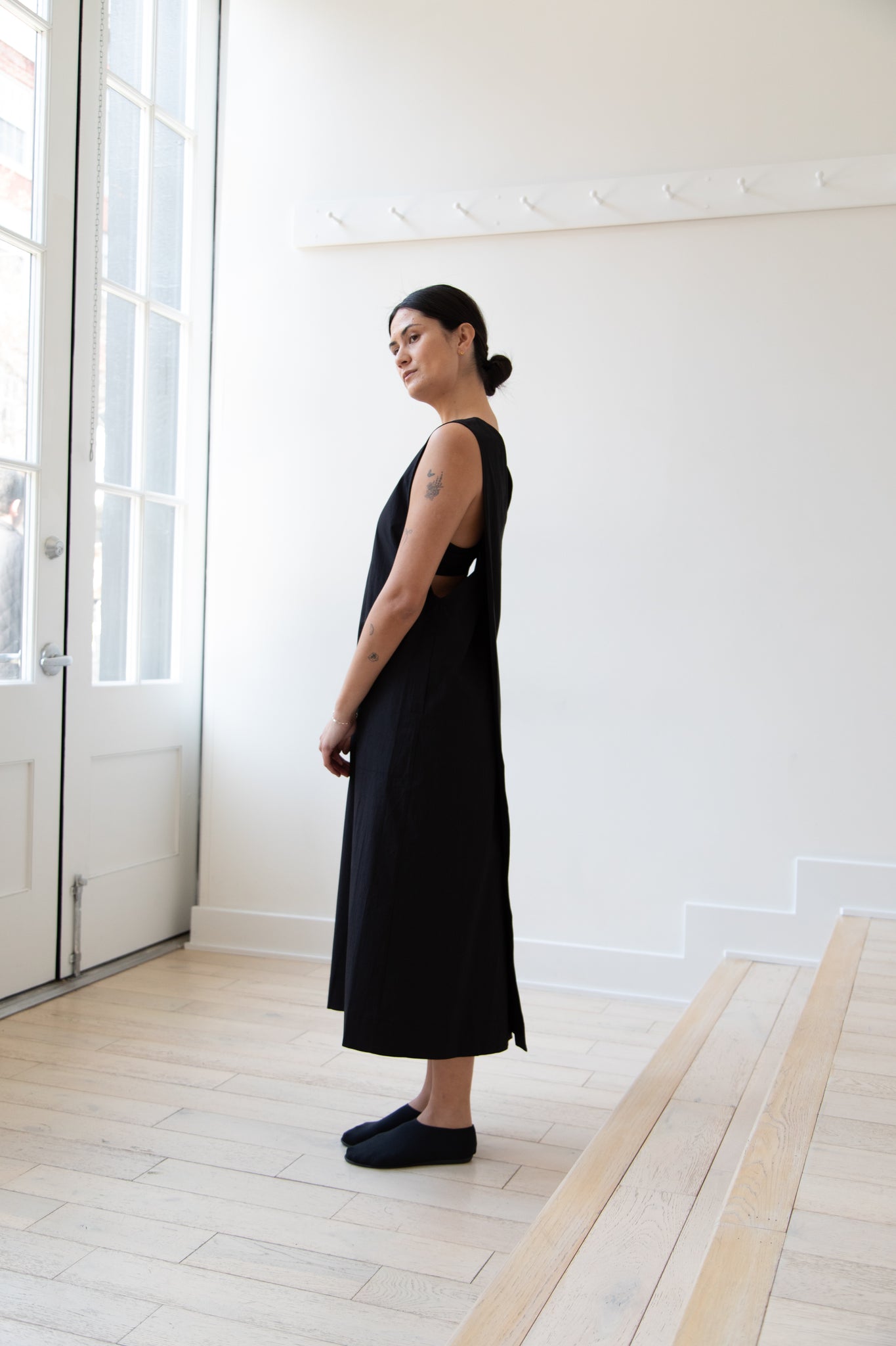 apron dress black Armen