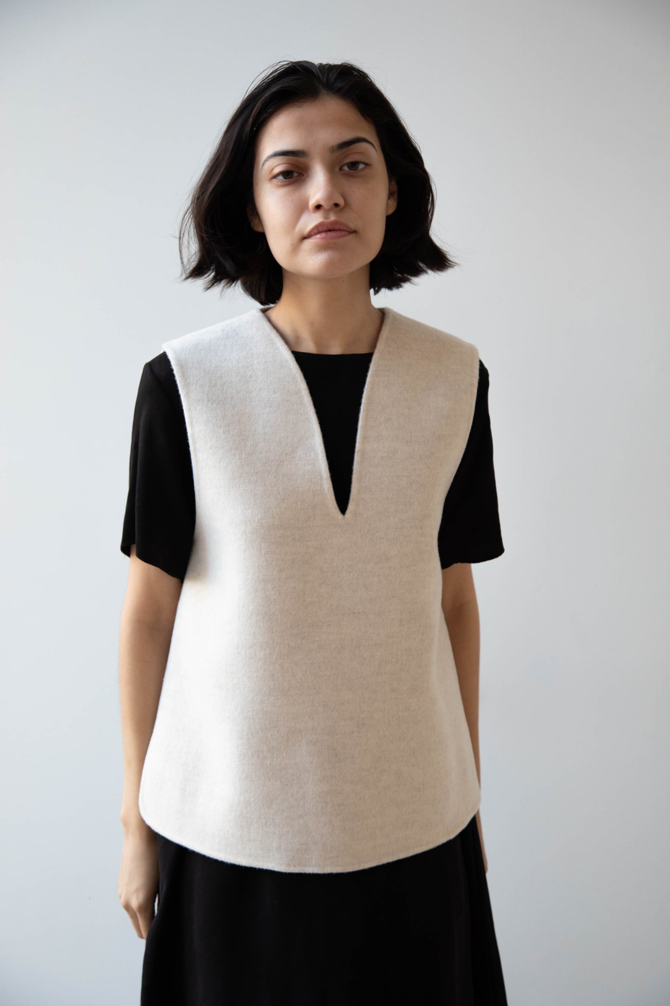 The Loom | Wool Vest in Oatmeal