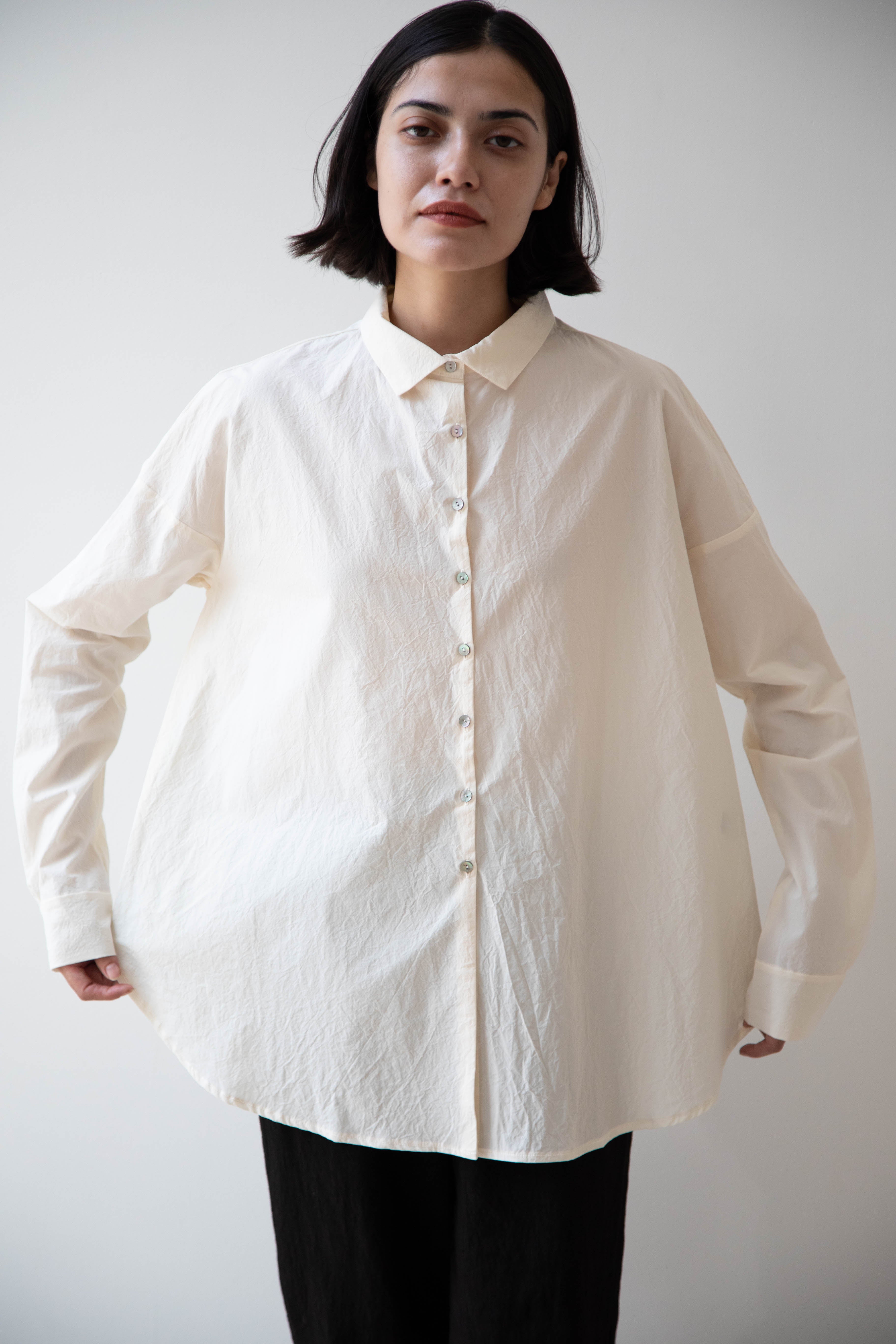 rennes — Album di Famiglia | Wrinkled Collar Shirt