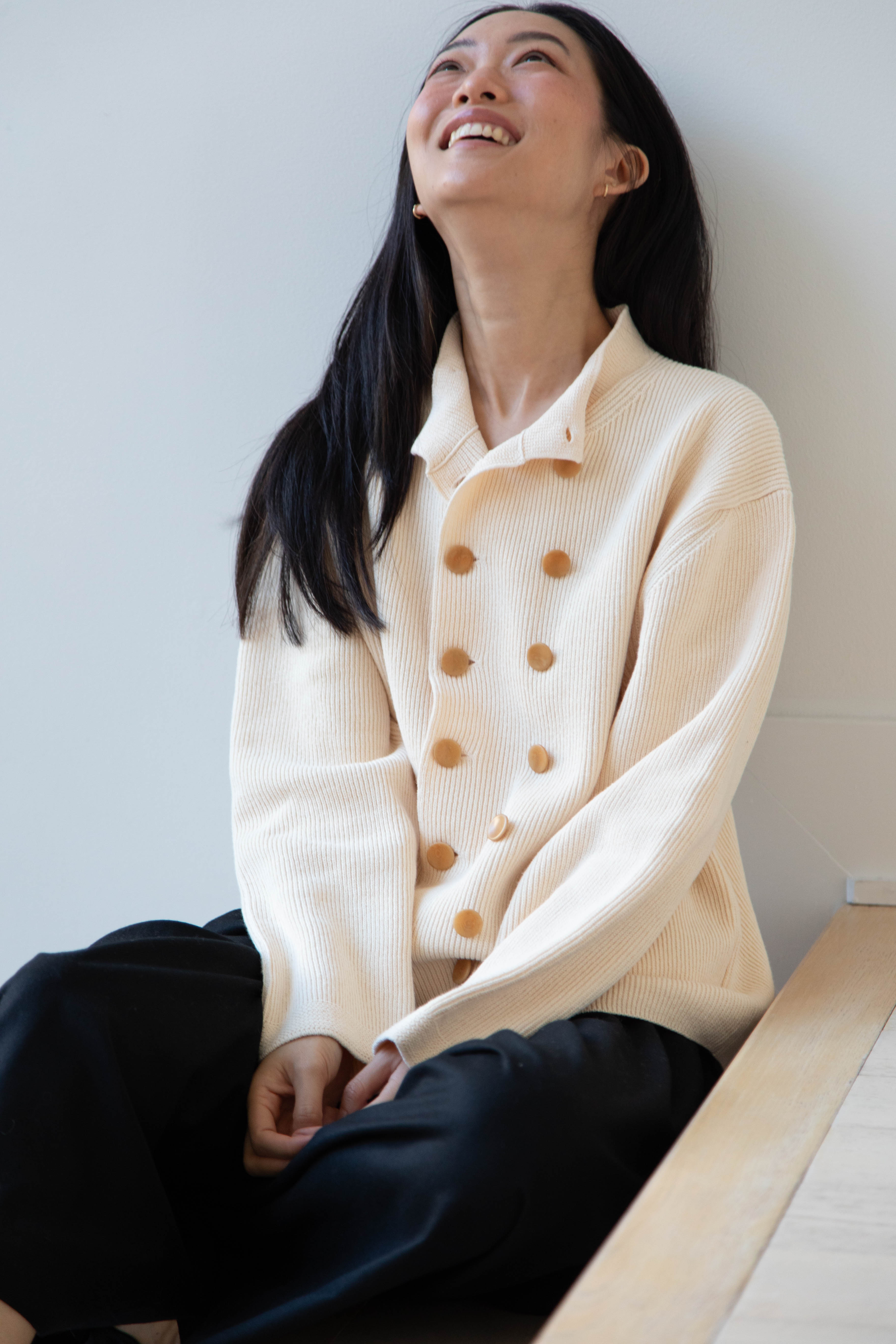 rennes — Aseedonclöud | Tea Garden Knit Jacket in Beige