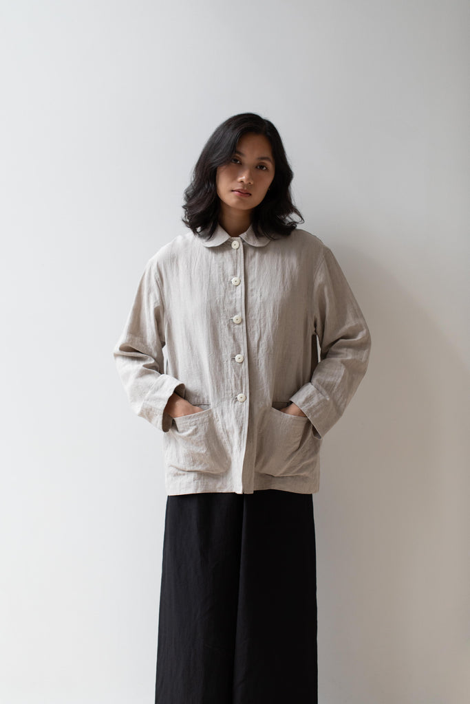 Arts & Science | Coverall Linen Jacket in Natural