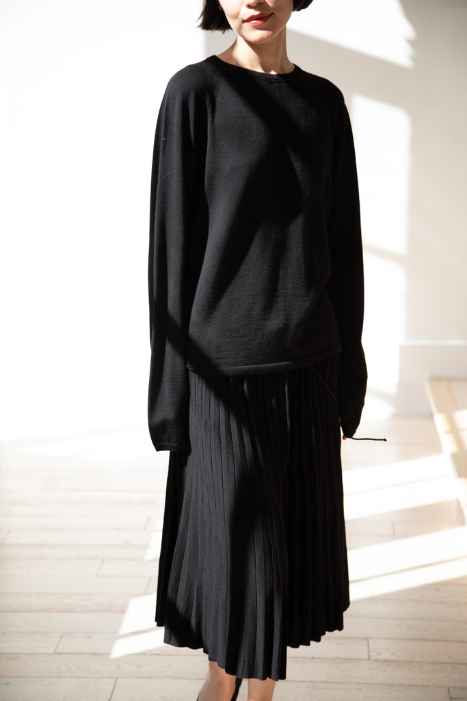 Manuelle Guibal | Knit Yal Sweater in Black