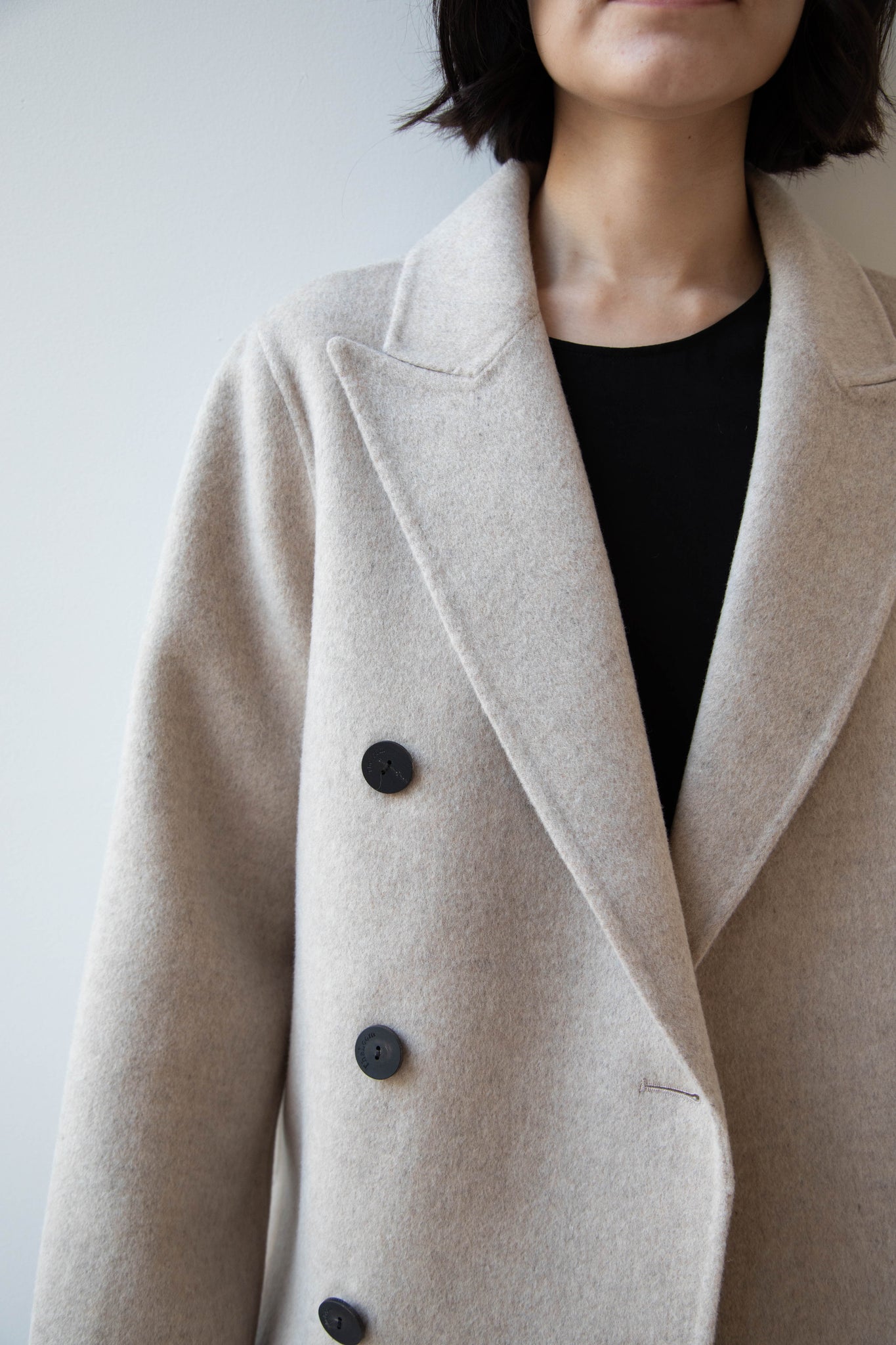 The Loom | Wool Cashmere Jacket in Oatmeal