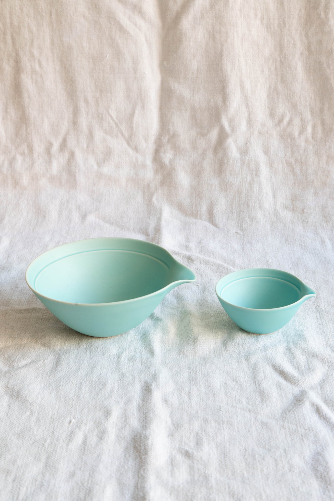 Nesting Bowls in Teal