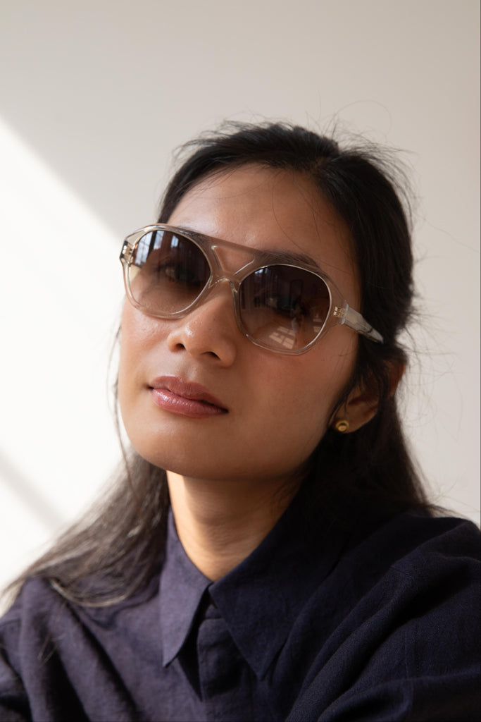 Eva Masaki | Chiyo Sunglasses in Hinoki