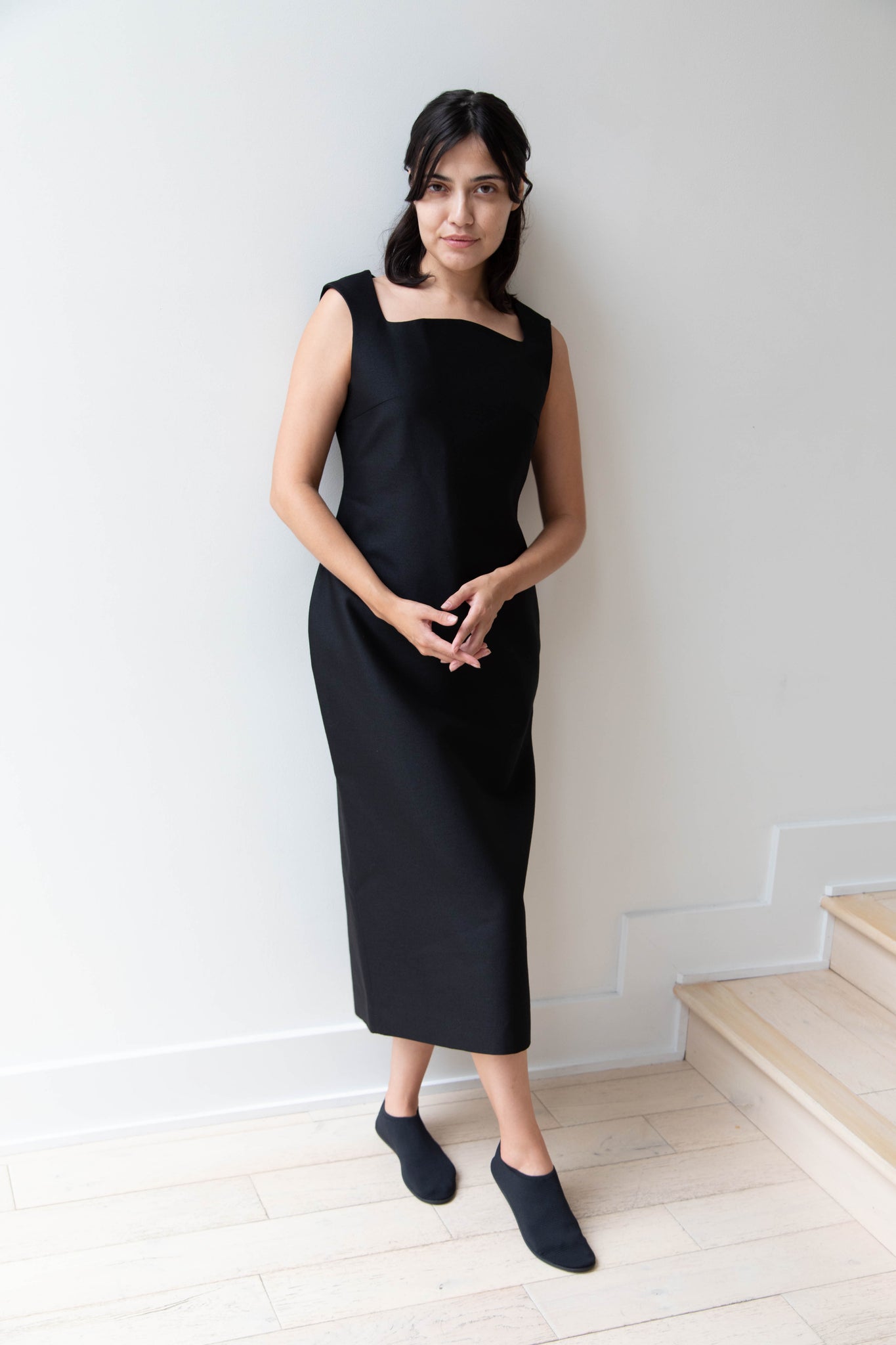 Sandbeige | Birkin Dress in Black Sandbeige | Birkin Dress in Black