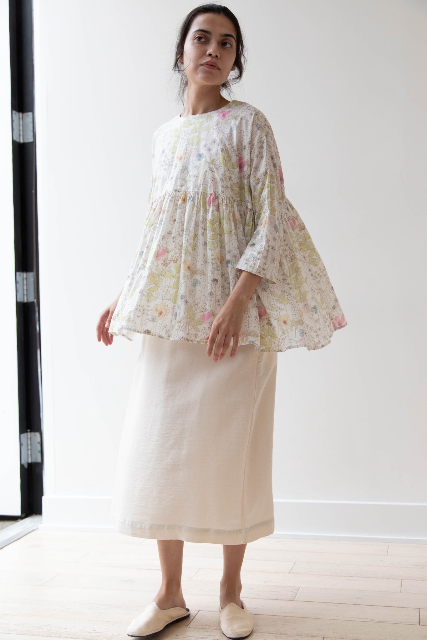 Gauze | Gather Blouse in Irma's Meadow by Liberty of London