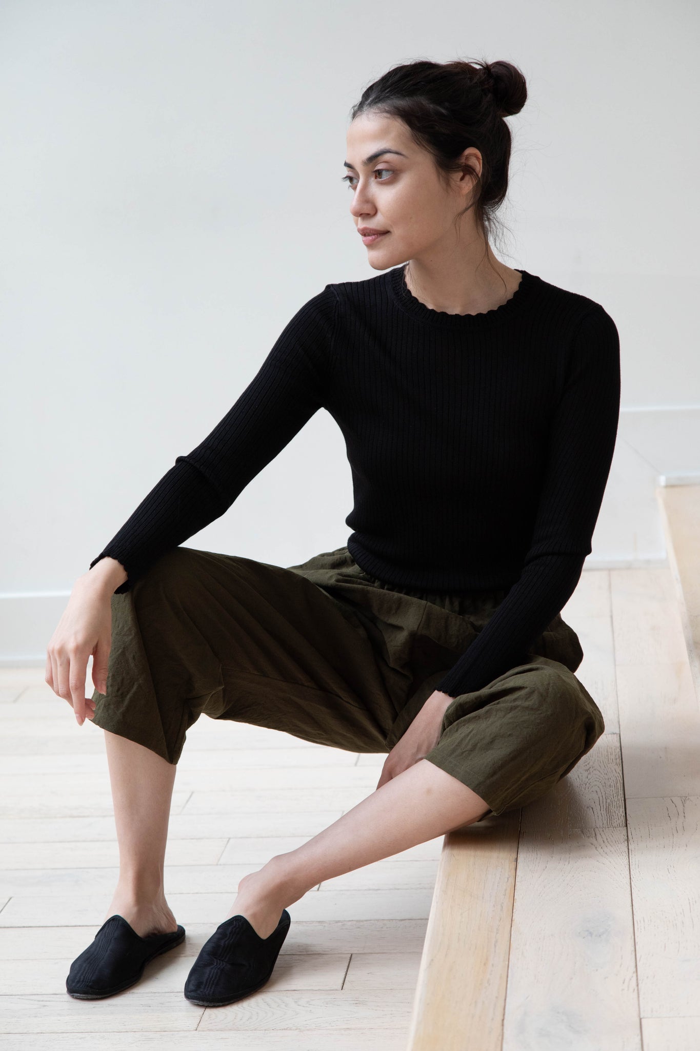 Apuntob | Trousers in Olive Green