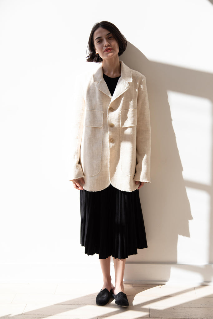 Wright & Doyle | Stanhope Jacket in Alabaster