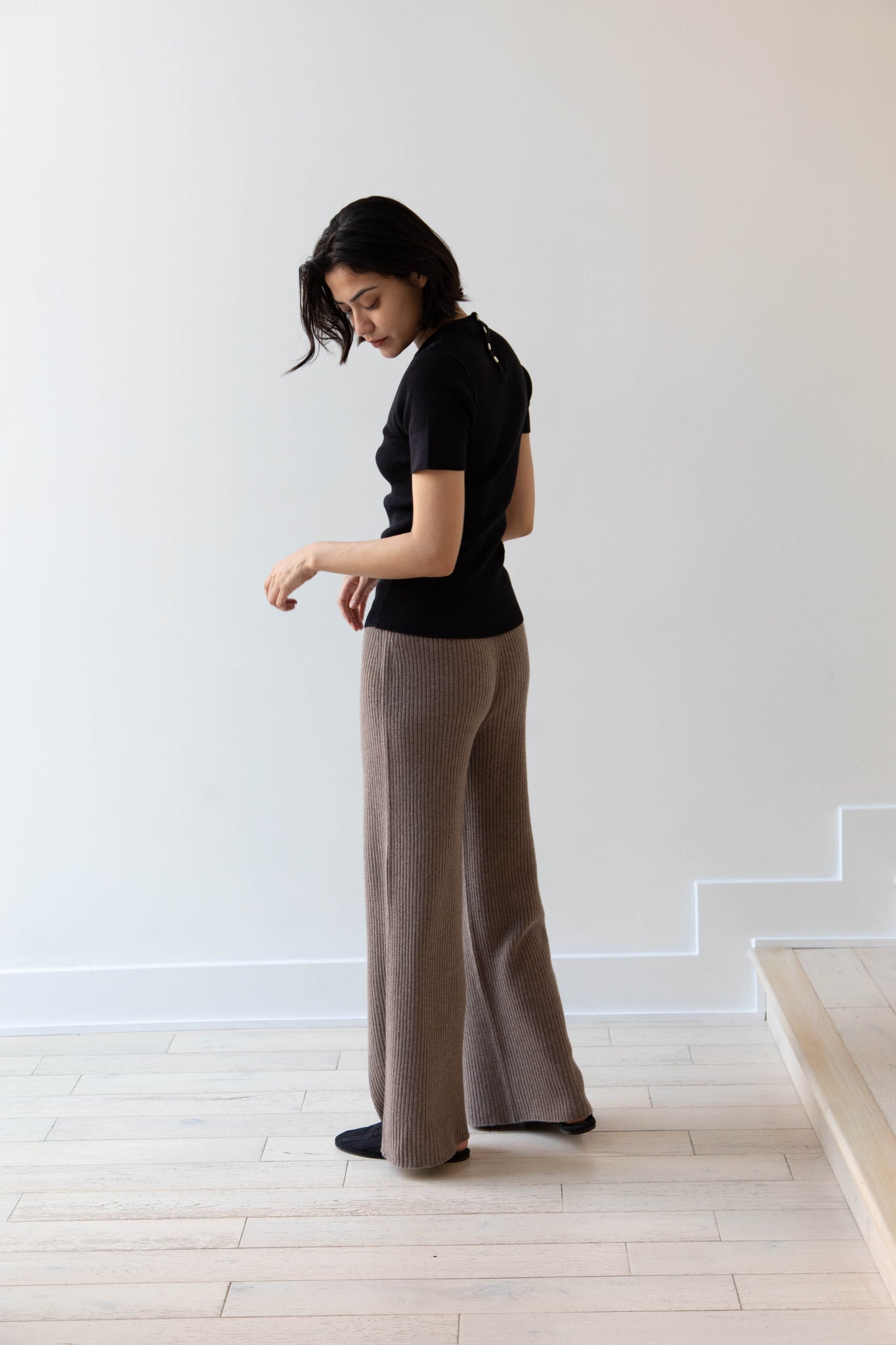 The Loom | Knit Pants in Brown