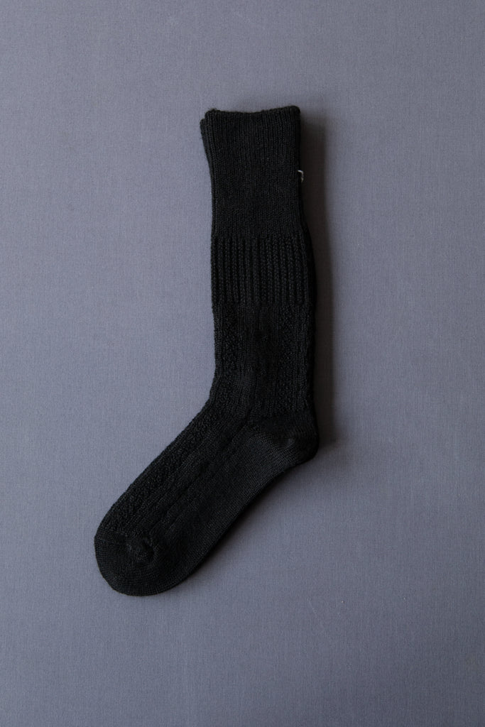 Antipast | Knitted Wool Sock in Black