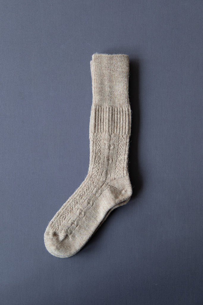 Antipast | Knitted Wool Sock in Beige