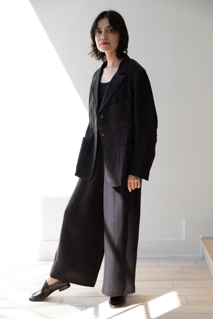 Samuel Snider | Fetherston Jacket in Black Herringbone