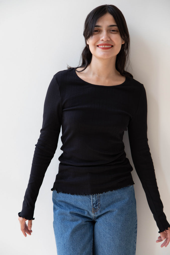 Skall | Edie Blouse in Black