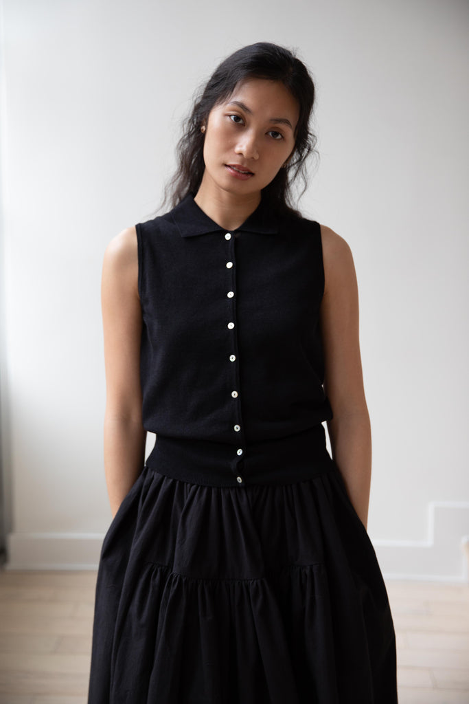 Nothing Written | Lash Polo Tank Top in Black