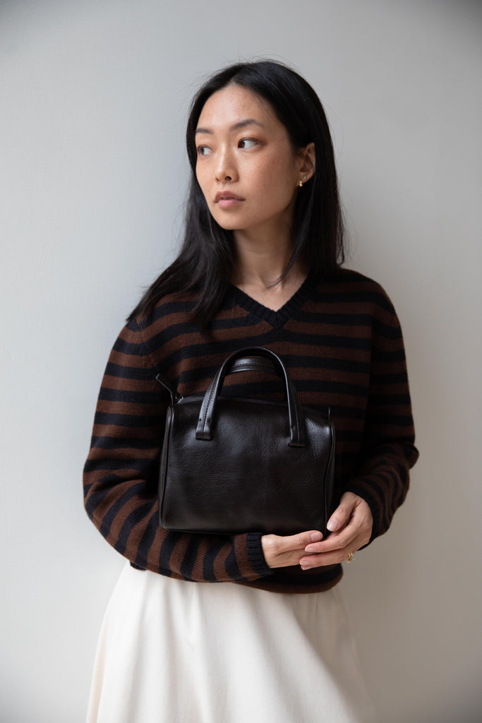 Nothing Written | Loaf Bread Tote Large Bag in Dark Brownie