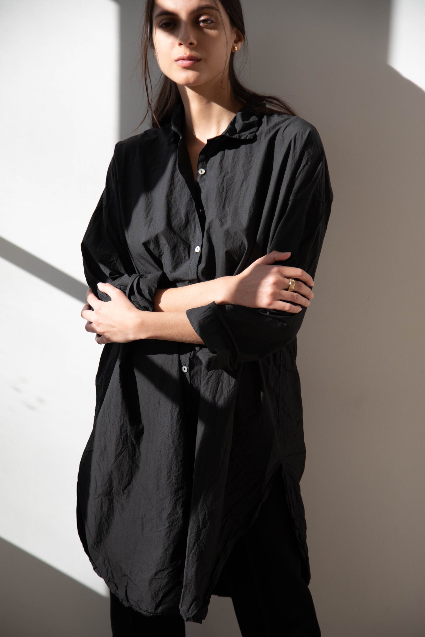 rennes — Album di Famiglia | TC Cotton Long Collar Shirt in