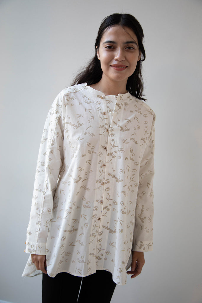 Seventyfive | Printed Petal Shirt