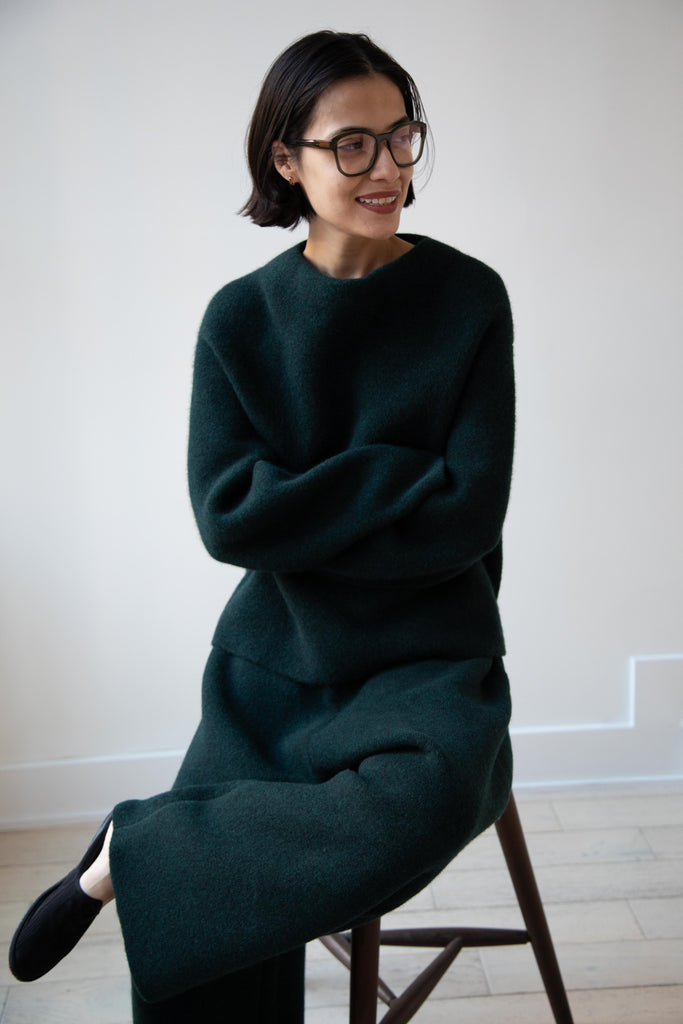 Boboutic | Double Time Sweater in Dark Green