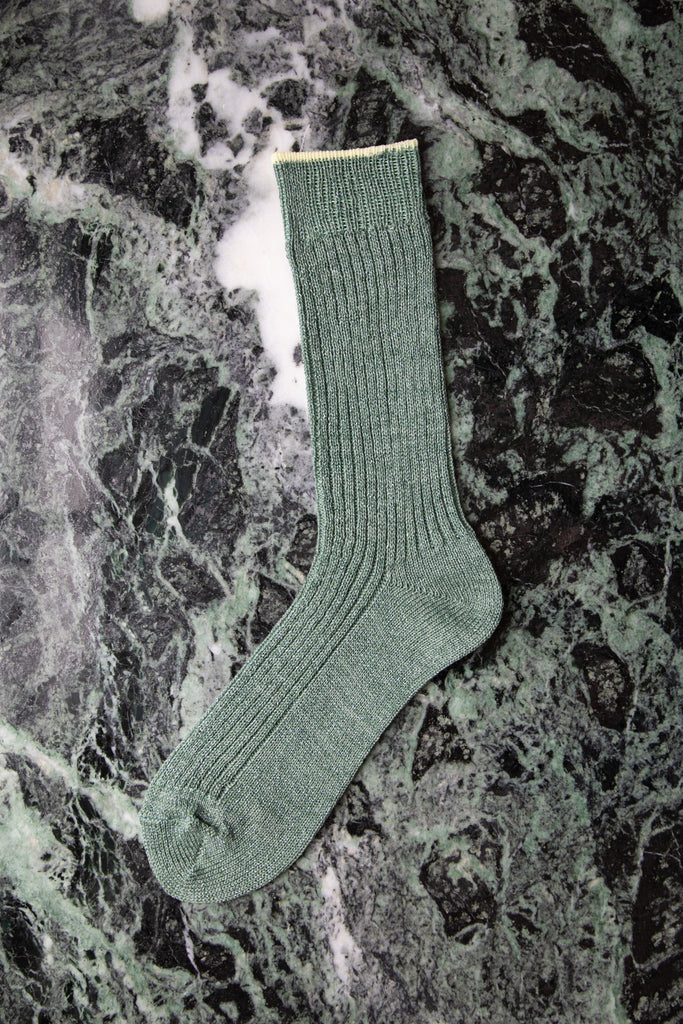 Antipast | Linen Sparkly Socks in Sage
