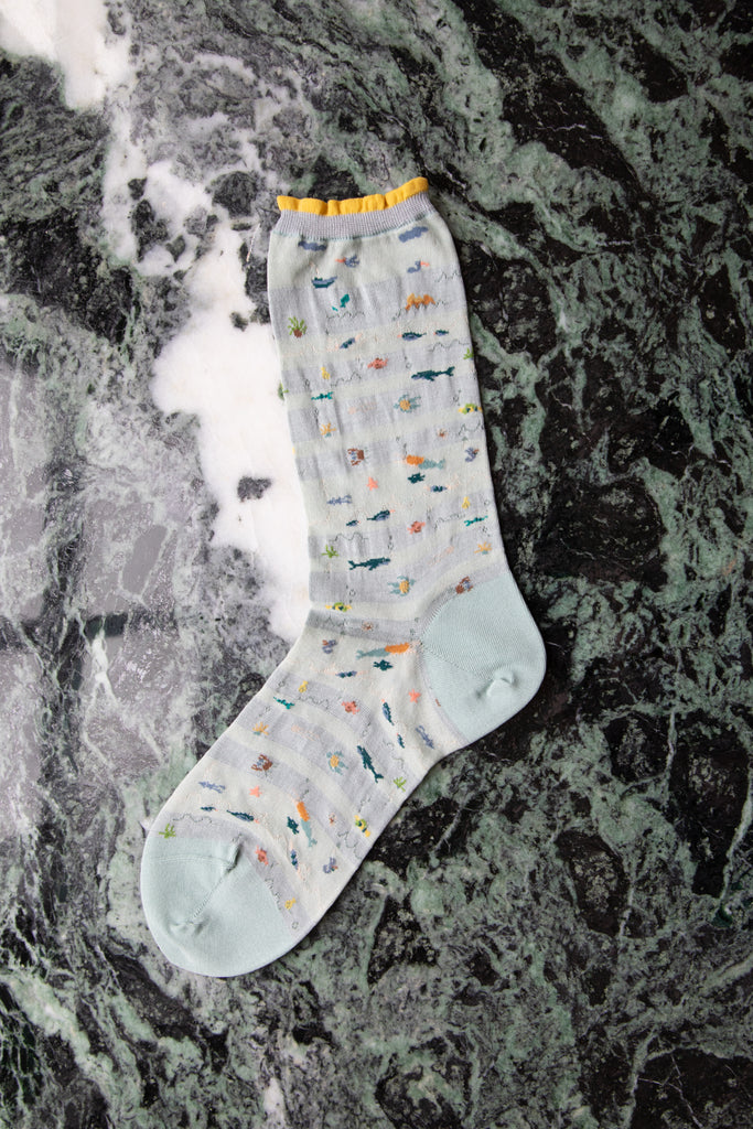 Antipast | Sea Paradise Socks in Mint