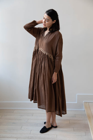 a.ren Nais Gathered Dress