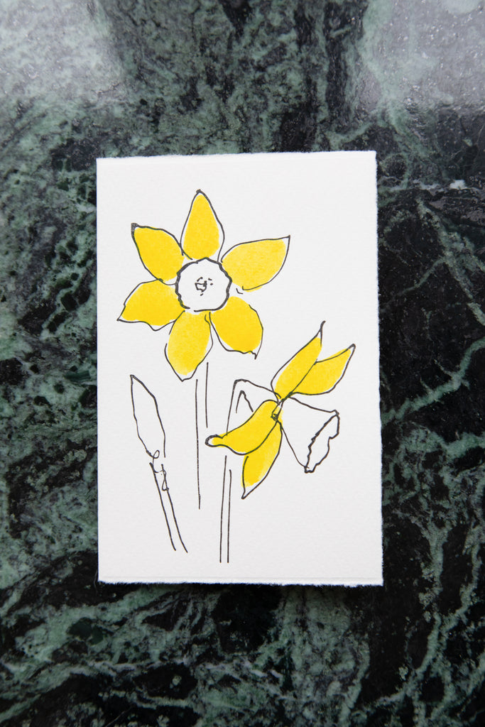 Scribble & Daub | Card in Daffodil