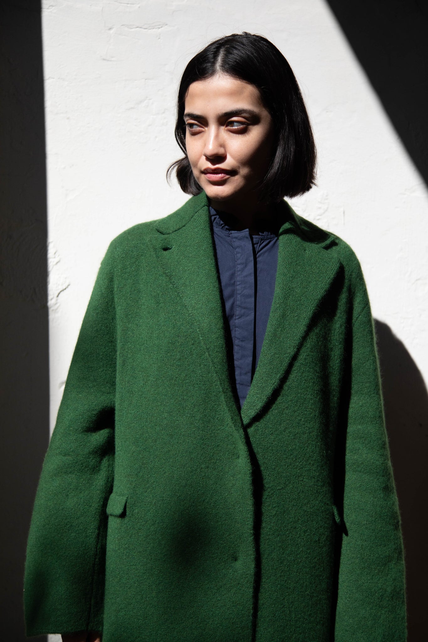 Boboutic | Double Passion Long Coat in Green